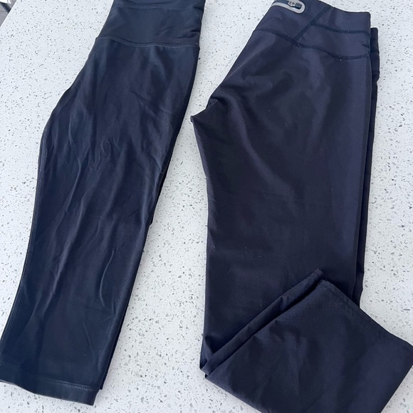 Athleta Ultra High Rise Elation Crop Leggings - Black Sz small EUC women’s - Picture 4 of 10